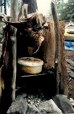 Monitor any insulating wood to make sure it doesn't ignite.